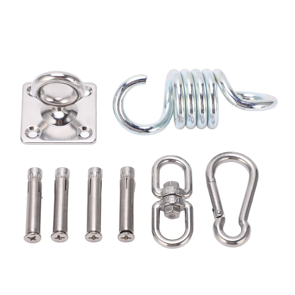 Rotatable Hammock Swing Hangers, Multi-Functional Swing Mount Hardware With High Strength, Indoor Outdoor Suspension System For Yoga Hammocks, Stainle 9416038200809