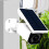 Wireless Outdoor Security, Solar-Powered Dummy Surveillance Camera With Bright Floodlights 8