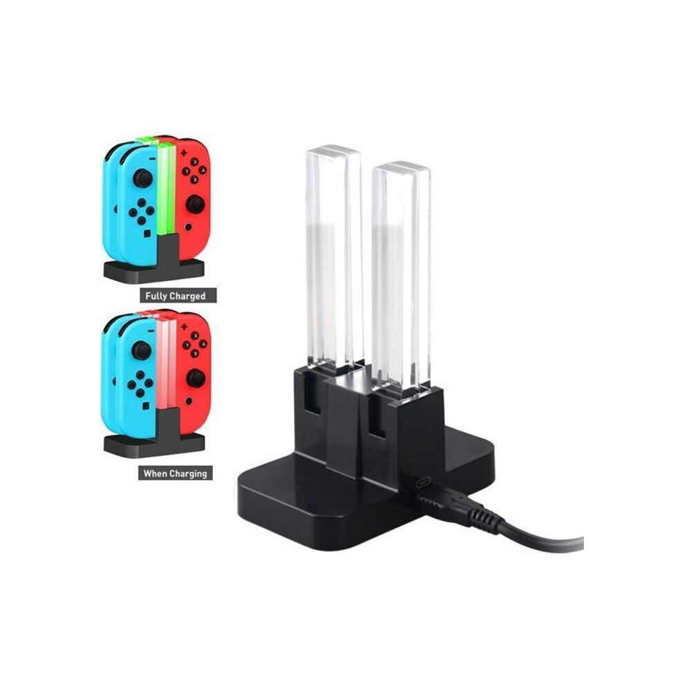 In 1 Charger Compatible With Nintendo Switch Joy-Con Controllers, Charging Station With Led Indicator Compatible With Nintendo... 7333425950975