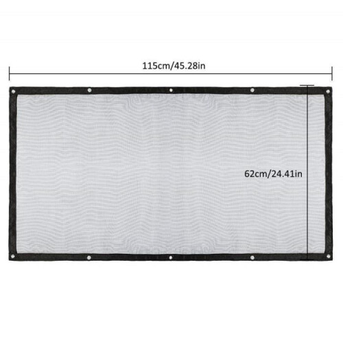 Car Safety Net - Ecent - Small Size - Fabric - Black 1