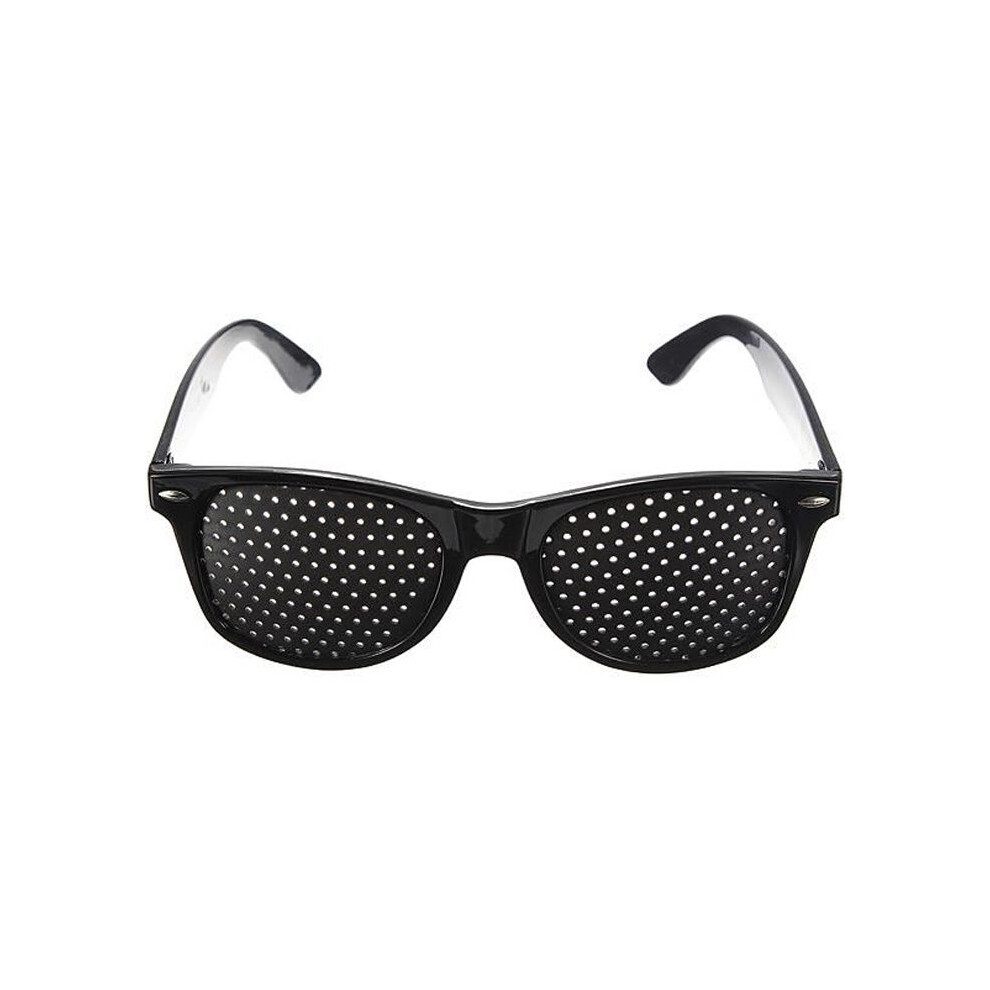 Black Pinhole Glasses Neufu Grid Vision Improve Eyesight Exercise Eyes Pinhole Glasses