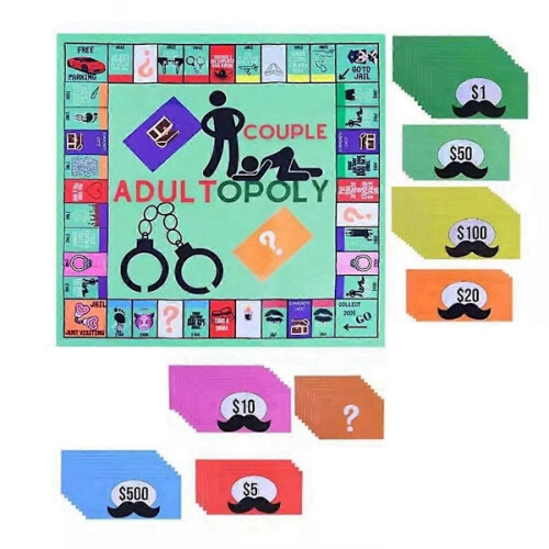 Επιτραπέζιο παιχνίδι Adultpoly, επιτραπέζιο παιχνίδι ενηλίκων με μοναδικό σχεδιασμό 1