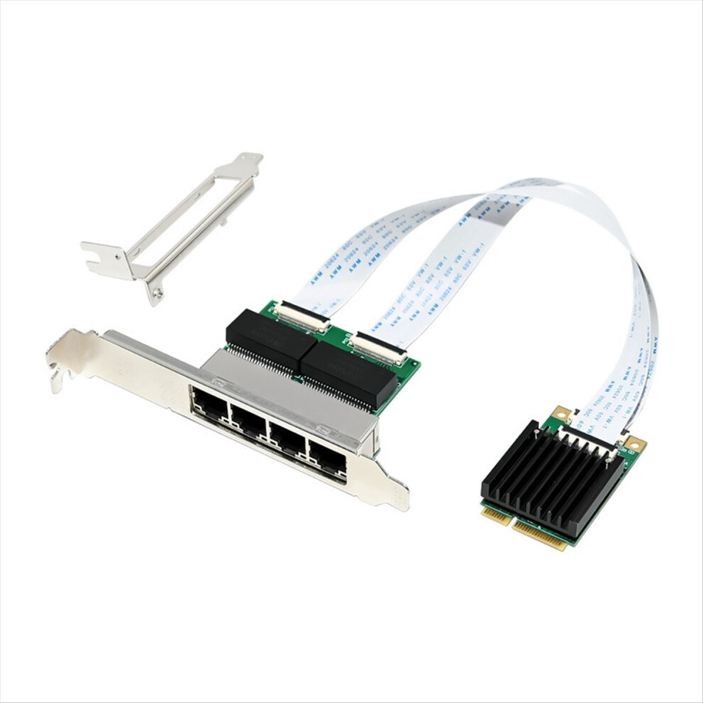 Minipcie Gigabit Ethernet Network Card Adapter 4Xrj45 Port 10/100/1000 4851500951691