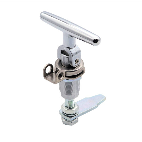 For RV Boat Door Lock T-Shaped Foldable Handle Adjustable Tension Acce 2