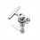 For RV Boat Door Lock T-Shaped Foldable Handle Adjustable Tension Acce 6