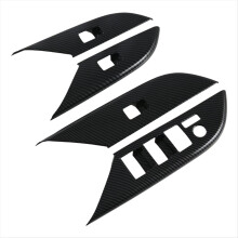 For 2024 ABS Carbon Fiber Car Lift Switch Panel Cover Trim Decoration