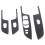 1 Set Carbonfaser-Kunststoff Auto Front Wasserbecherhalter Rahmenabdeckung & Wind 4