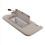 Beige Sun Visor for 2013-2018 with Vanity Mirror 96401-3TA2A Left Driv 4