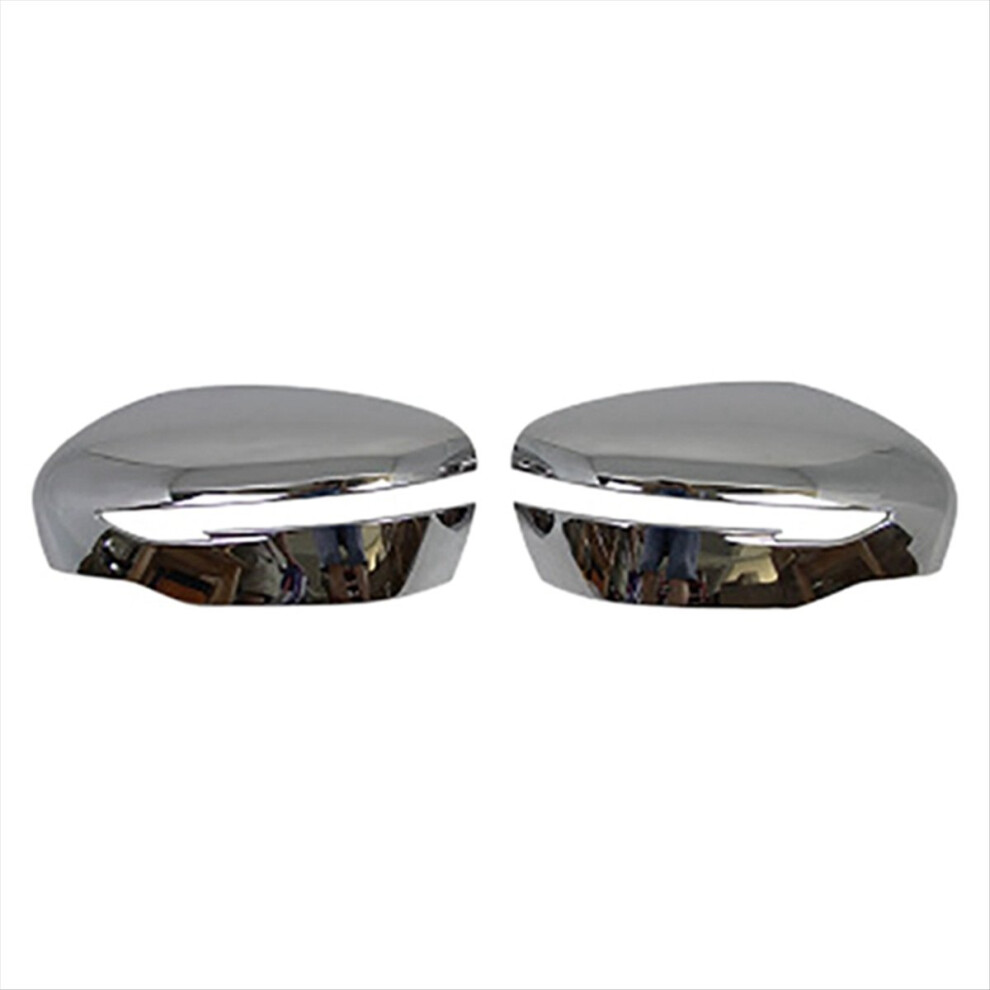 1Pair Rearview Mirror Cover Decorative Protective For Juke 2016 Silver 4852261855150