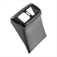 For 2024 ABS Carbon Fiber Car Rear Air Conditioning Vent Outlet Frame