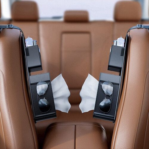 Autositz-Seitenorganizer Leder Fronthängetasche Universal Au 2