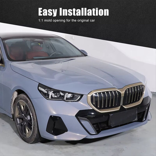 Frontstoßstangenlippe aus Echtcarbon für 5er BMW G60 2 2