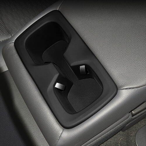 Car Rear Armrest Box Silicone Water Cup Holder Frame Interior Accessor 2