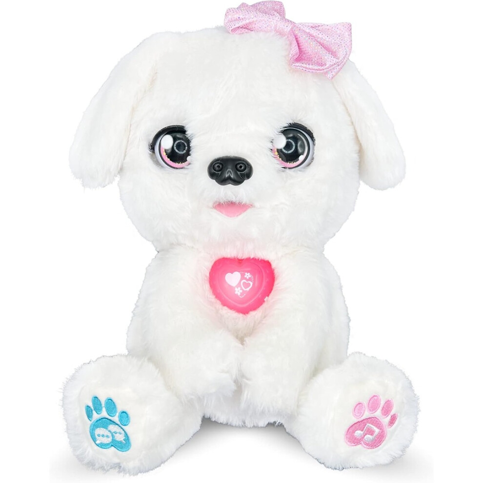 Leapfrog Kosy The Kissing Puppy, Interactive Soft Toy, Kids Plush Toys For Sensory Play, Puppy Cuddle Toy For Role-Play, 200+ Phrases, Songs, Melodies & Sounds