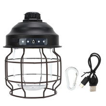 Dimmable LED Lantern With Retro Design Long Lasting Illumination And Rapid Type C Charging Ideal For Outdoor Enthusiasts And Homeowners