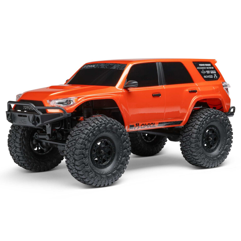Axial Orange 1:24 Scx24 Toyota 4Runner 4Wd Rock Crawler Rtr