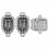 3PCS/Set LED Module White Light Source 63117419615 63117419610 for F30 6