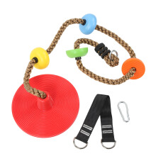Accesorios para parques infantiles al aire libre: cuerda para trepar, asiento de columpio de disco, resistente y duradero. Accesorios para parques