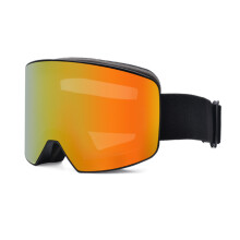Skibriller Pro, OTG-designede snowboardbriller til mænd og kvinder, UV-beskyttelse, antidug, sfæriske snebriller med dobbelt lagslinse,