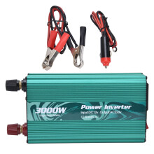Monikäyttöinen invertteri, 2000 W:n suuritehoinen DC12V - AC110V -muunnin, jossa USB-portit ja pistorasiat leirintäalueille, ulkotiloihin,