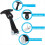 8-teiliger elastischer Edelstahl-Gummihaubenverschluss mit flexiblem T-Griff D 3