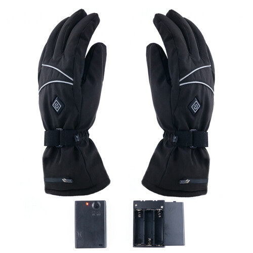 Elektrisch beheizte Handschuhe für Damen und 2