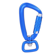 Lightweight Carabiner Clip for Climbing and Outdoor Activities Aerospace Aluminum D Ring Hooks with Screwgate Locking Mechanism Waterproof Rust Proof