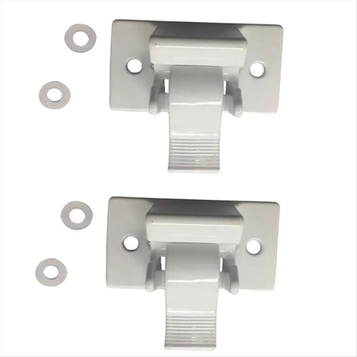 2PCS Awning Arm Lower Mounting Brackets for RV Trailer Bottom Replacem