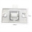 2PCS Awning Arm Lower Mounting Brackets for RV Trailer Bottom Replacem 6