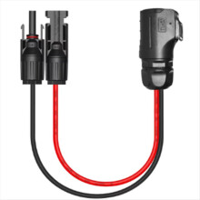 2-poliger Rundstecker auf Solarpanel-Kabeladapter für Koffer