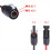 2 Pin Circular Connector to Solar Panel Cable Adapter for Suitcase 3