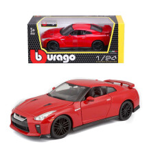 Coche en miniatura BURAGO - NISSAN GT-R 2017 - colores aleatorios - Para niños a partir de 3 años