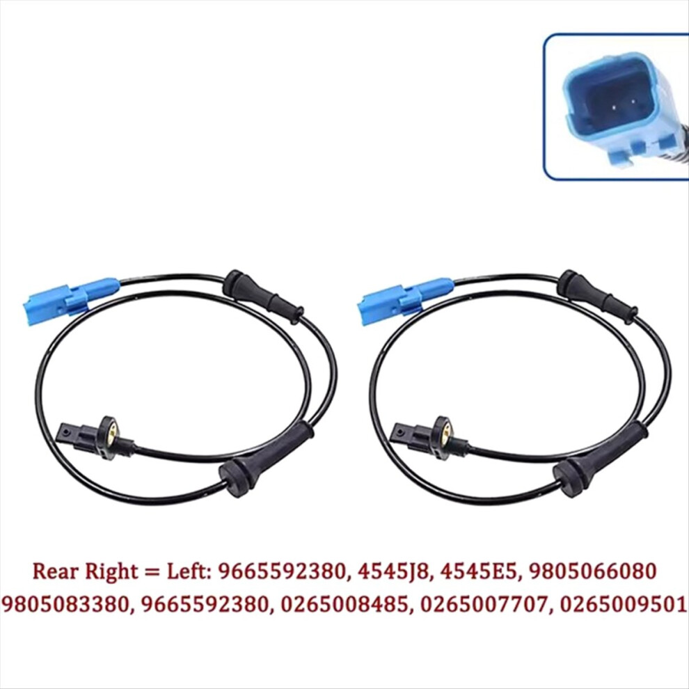 Front Rear Abs Speed Sensor For C-Elysee C3 Ds3 207 208 301 2008 96550 4852261870924