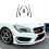 For CLA Class C117 Line 2013-2015 Front Bumper Lip Splitter Spoiler Di 4