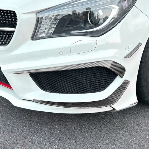 For CLA Class C117 Line 2013-2015 Front Bumper Lip Splitter Spoiler Di 2