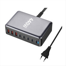 440W Fast Charge 3.0 USB Type C Charger Mobile 8-Port 5C3A PD Convenie