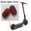 Rücklicht-Bremslichtabdeckung für MAX G30 Scooter Access 4