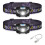 Rechargeable Ultra Bright LED Headlamp, Magnet Function Adjustable Comfortable Lightweight Waterproof Motion Sensor for Night Running Hiking 1