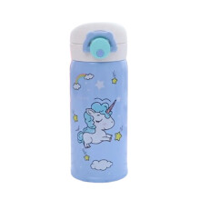 Cute Cartoon Printed Vacuum Insulated Mug, 500ml, Perfect for Hot & Cold Drinks, Non-Toxic Stainless Steel Mug for Girls & Boys