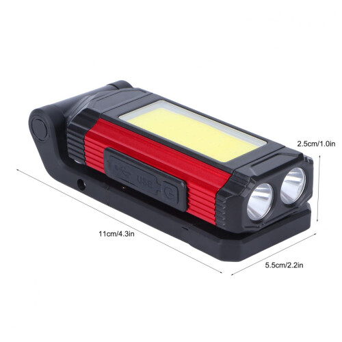 High-Quality Plastic Multi-Angle Illumination Work Light, 270 Degree Rotate LED Flashlight for Troubleshooting, Emergency Situations 2