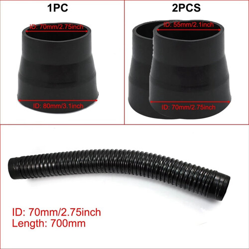 Car Modification Cold Intake Air Filter Kit High Flow Element 76mm Box 2