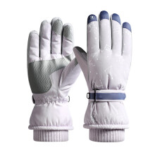 Touchscreen skihandsker til vinter, elastisk PU-materiale med TPU-fiberfleecefor, skridsikre handsker, vandtætte, vindtætte, åndbare handsker til