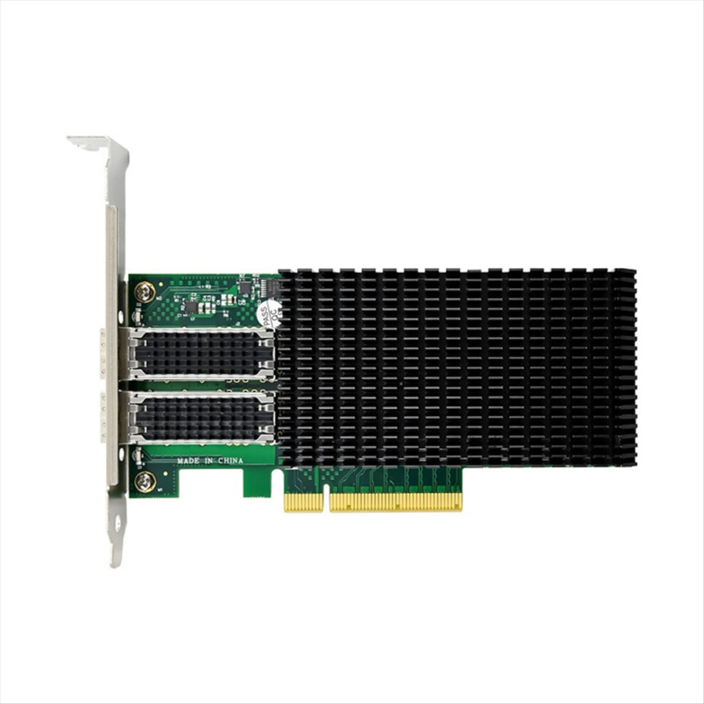 Pcie X8 X-4 Dual-Port 10G Sfp28 Fiber Optic Network Card Adapter 4852261897457