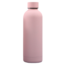 Mantenha-se hidratado com estilo. Garrafa de água premium em aço inoxidável com isolamento de parede dupla, vedação a vácuo para preservar a