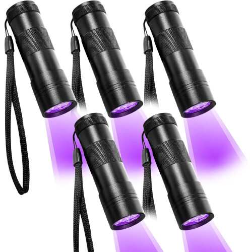 Φακοί Blacklight UV από κράμα αλουμινίου, εργαλείο ανίχνευσης λεκέδων σπιτιού και