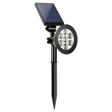 Solar Spot Lights Outdoor, Resistant Weather Conditions Landscape Spotlights With Adjustable Light Solar Panel, Easy To Use For Yard, Pathway, Garden,