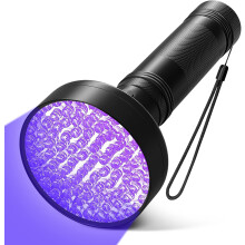 Ultraviolet Flashlight, Extreme Power 100 UV LED Black Light For Large Area Detection, Pet Urine Detector & Scorpions Finder, Non-Slip Textured Handle