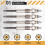 4Pcs Engine Glow Plug 0250202020 for 1.9D 1994-2000 Preheating 5962.2Z 5