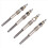 4Pcs Engine Glow Plug 0250202020 for 1.9D 1994-2000 Preheating 5962.2Z 4