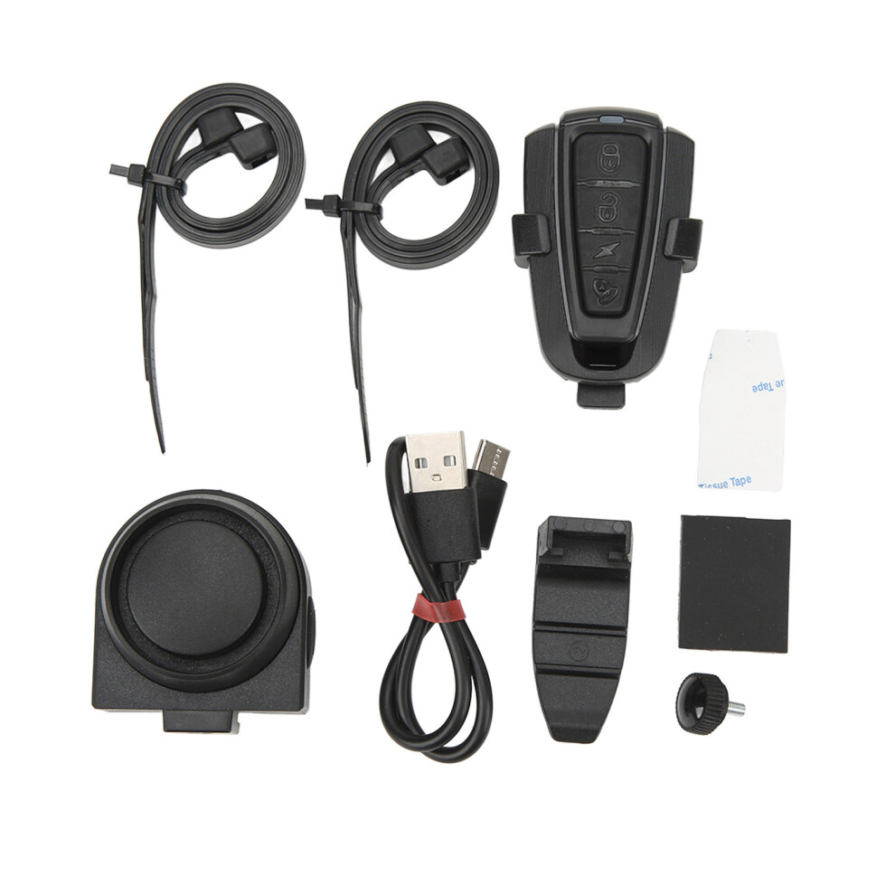 Multipurpose Anti-Theft Device, Rechargeable Bike Alarm, Loud Vibration Sensory Security System For Outdoor Vehicles, Adjustable Volume Alarm With Ipx 9416038250361